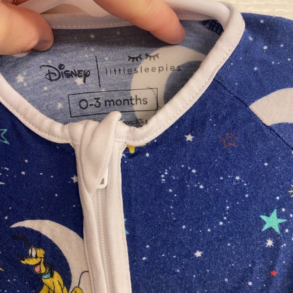 Disney Little Sleepies Blue Starry Baby Outfit